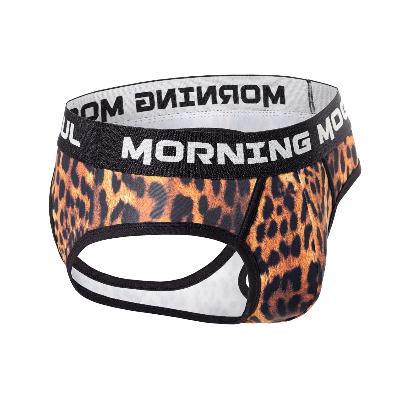 Leopard Print - Backless Brief Underwear